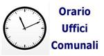 ORARI UFFICI COMUNALI